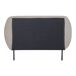 Cama tapizada Porvoo con cabecero somier terciopelo con colchón 207x124 Cama tapizada Porvoo con cabecero somier terciopelo con colchón 207x124 Beige