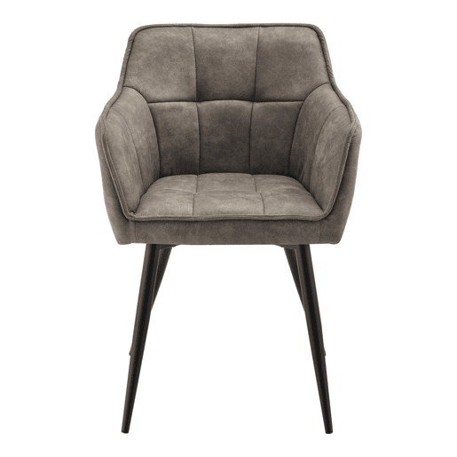 Conjunto de 4 cadeiras de jantar Birmingham com braços 81x57x53 cm - Taupe en.casa