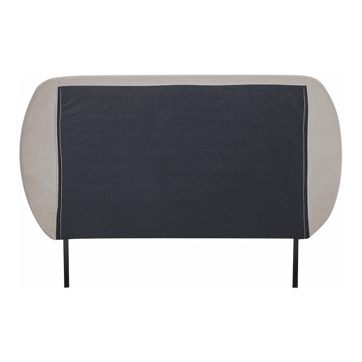 Cama estofada Porvoo com cabeceira de veludo 90x200cm - Bege en.casa