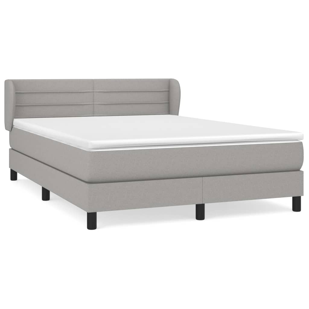 Cama box spring 140x200 Gris