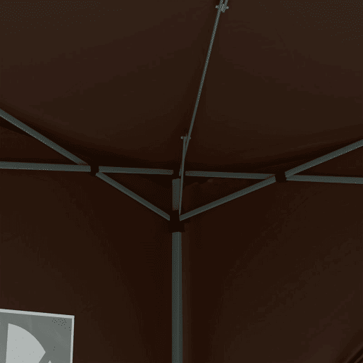 Outsunny Tenda de Jardim com Paredes Laterais Amovíveis Janelas Porta com Fecho de Correr e Bolsa de Transporte 295x295x196-258 cm Café Outsunny Tenda de Jardim com Paredes Laterais Amovíveis Janelas Porta com Fecho de Correr e Bolsa de Transporte 295x295x196-258 cm Café