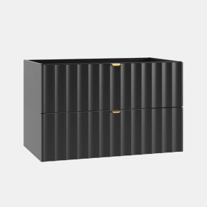 Móvel de toucador 80cm Lexa Preto