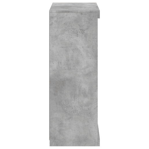 vidaXL Aparador com luzes LED 60,5x37x100 cm cinzento cimento vidaXL Aparador com luzes LED 60,5x37x100 cm cinzento cimento