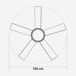 Ventilador de Techo con Aspas Reversibles | UNIVERSALBLUE Ventilador de Techo con Aspas Reversibles | UNIVERSALBLUE Blanco