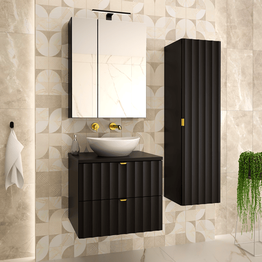 Móvel de lavatório 60cm Lexa Black Móvel de lavatório 60cm Lexa Black