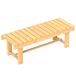Banco de Jardín Madera de Abeto Outsunny Banco de Jardín Madera de Abeto Outsunny Natural