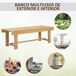 Banco de Jardín Madera de Abeto Outsunny Banco de Jardín Madera de Abeto Outsunny Natural