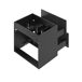 Conjunto de muebles con lavabo individual y columna Lexa 60 Conjunto de muebles con lavabo individual y columna Lexa 60 Negro