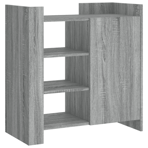 vidaXL Aparador 73,5x35x75 cm derivados de madeira cinzento sonoma