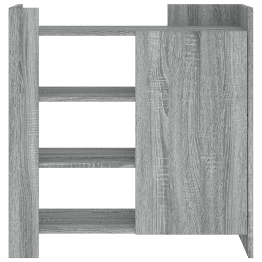 vidaXL Aparador 73,5x35x75 cm derivados de madeira cinzento sonoma
