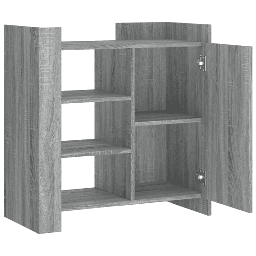 vidaXL Aparador 73,5x35x75 cm derivados de madeira cinzento sonoma