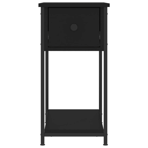 vidaXL Mesa de cabeceira 30x60x60 cm derivados de madeira preto vidaXL Mesa de cabeceira 30x60x60 cm derivados de madeira preto