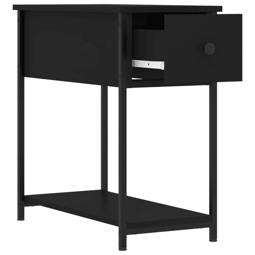 vidaXL Mesa de cabeceira 30x60x60 cm derivados de madeira preto vidaXL Mesa de cabeceira 30x60x60 cm derivados de madeira preto