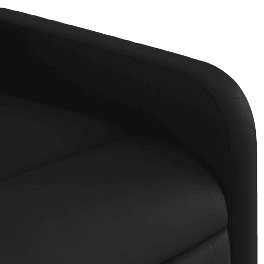 vidaXL Poltrona massagens reclinável elétrica couro artificial preto