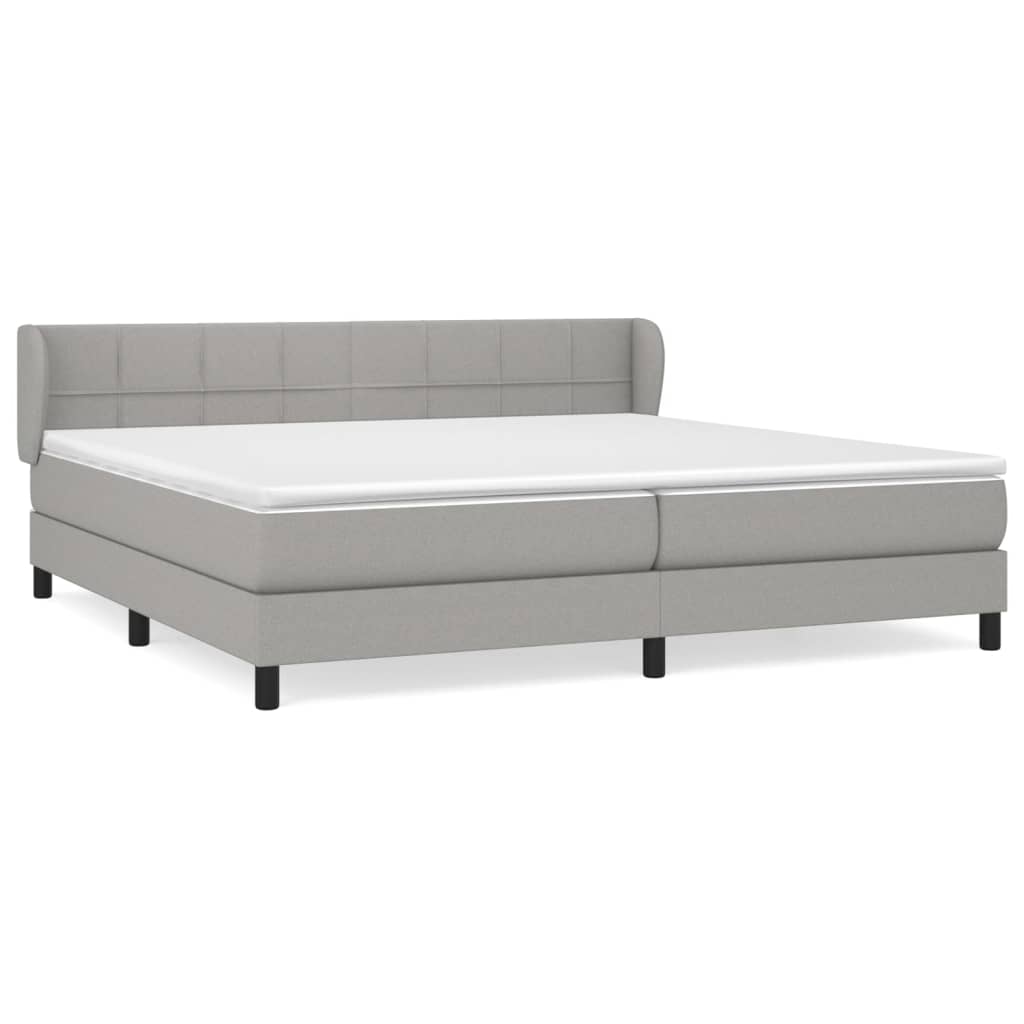 Cama box spring 200x200 Gris