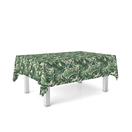 Toalha de Mesa Resinada Gia Verde Diámetro 140cm Donegal Collections