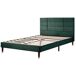 Cama de matrimonio de terciopelo Cama de matrimonio de terciopelo Verde