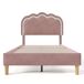 cama juvenil de terciopelo 101x207 cama juvenil de terciopelo 101x207 Rosa