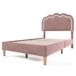 cama juvenil de terciopelo 101x207 cama juvenil de terciopelo 101x207 Rosa