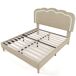 Cama juvenile de lino 151x207 Cama juvenile de lino 151x207 Beige