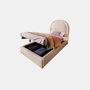 cama juvenil,cama de solteiro de pu 90x200cm com armazenamento,bege