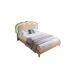 Cama juvenile de lino 101x207 Cama juvenile de lino 101x207 Beige