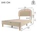 Cama juvenile de lino 101x207 Cama juvenile de lino 101x207 Beige