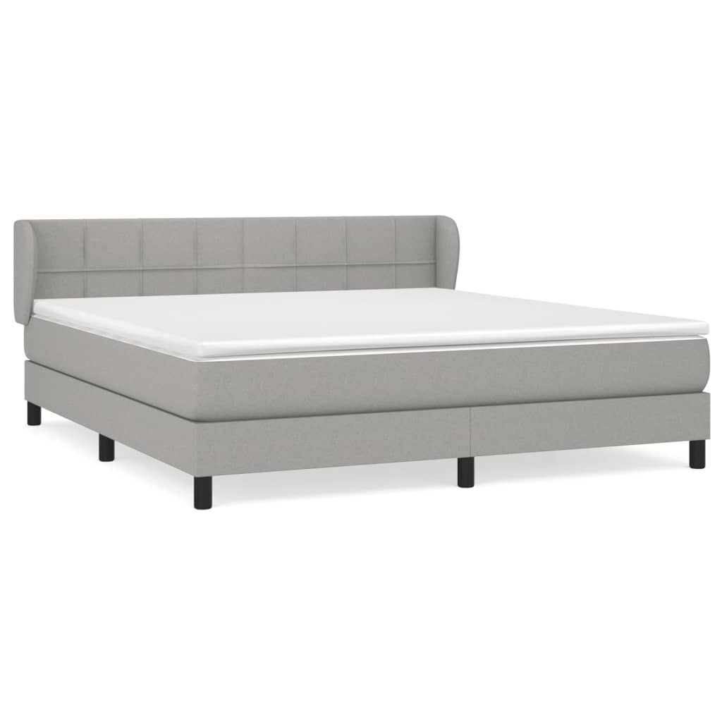 Cama box spring 160x200 Gris