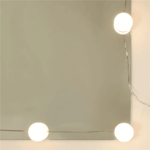 vidaXL Conjunto toucador c LEDs madeira processada sonoma cinza