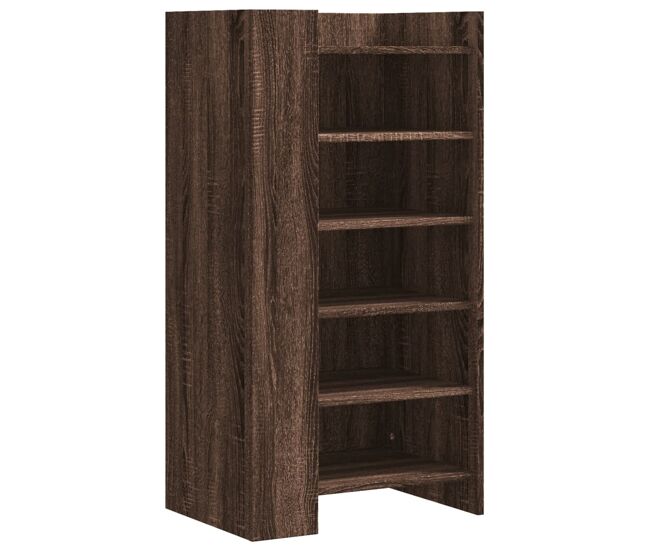 Vidaxl mueble zapatero madera de ingenería marrón roble 52x37,5x100 cm
