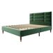 Cama de matrimonio de terciopelo Cama de matrimonio de terciopelo Verde