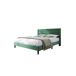 Cama de matrimonio de terciopelo Cama de matrimonio de terciopelo Verde