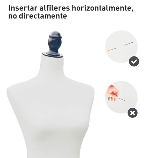 HOMCOM Manequim Feminino de Costura Manequim de Exibição com Altura Ajustável 130-168cm Branco