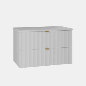 Móvel de lavatório de 80 cm Lexa White
