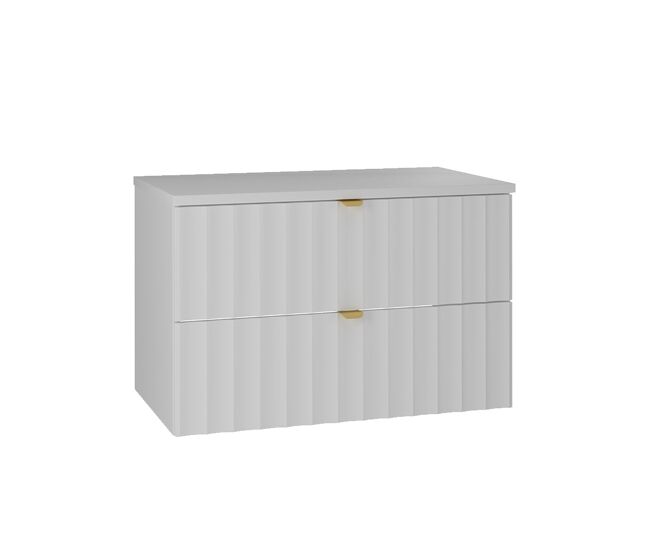 Mueble bajo lavabo 80cm encimera Lexa Blanco