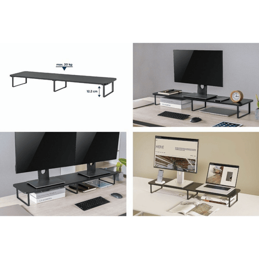 Suporte de Mesa para Ecrã GEMBIRD MS-TABLE2-01 26 X 12,2 X 100 CM