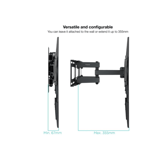 Suporte para TV com braço TooQ LP7866TN-B 40 kg