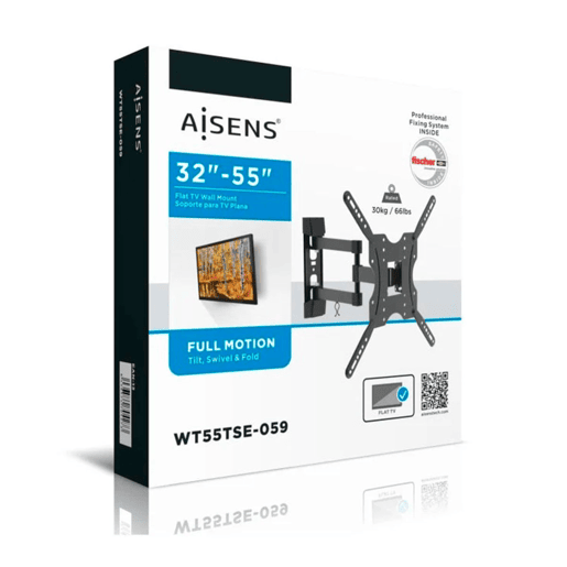 Suporte de Parede Aisens WT55TSE-059 Giratório Ajustável 32 55 30 Kg