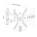 Soporte de TV Aisens WT55TSE059 32"55" inclinable y pivotable Soporte de TV Aisens WT55TSE059 32"55" inclinable y pivotable Negro