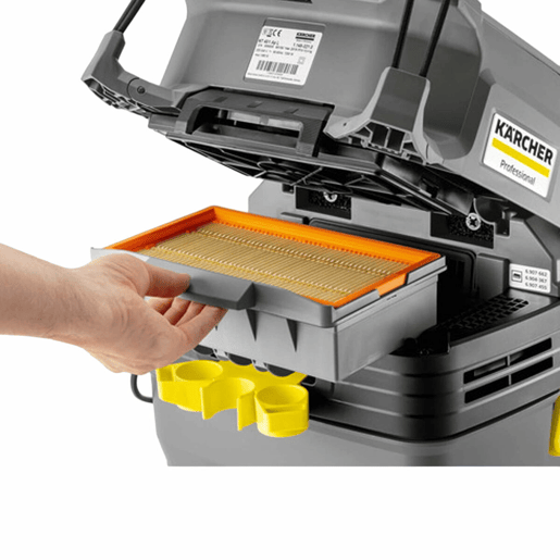Aspirador Kärcher NT 301 Ap L Amarelo Preto Cinzento