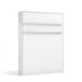 Cama abatible vertical con colchón Cama abatible vertical con colchón Blanco