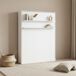 Cama abatible vertical con colchón Cama abatible vertical con colchón Blanco