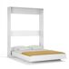 Cama abatible vertical con colchón Cama abatible vertical con colchón Blanco
