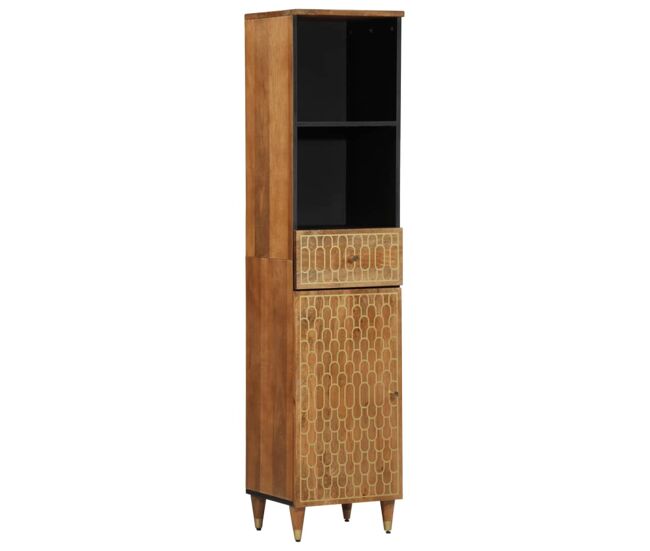 Vidaxl mueble de baño madera maciza de mango 38x33x160 cm