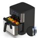 Freidora de Aire 8L | UNIVERSALBLUE Freidora de Aire 8L | UNIVERSALBLUE Negro/ Inox