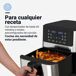 Freidora de Aire 8L | UNIVERSALBLUE Freidora de Aire 8L | UNIVERSALBLUE Negro/ Inox
