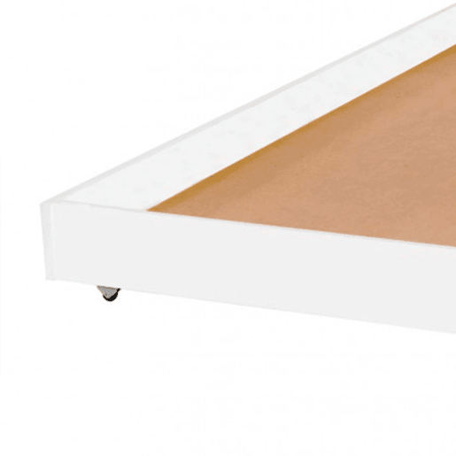 Gaveta de armazenamento branco 24 x 190 x 90 cm