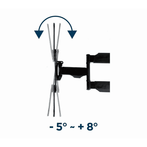 Suporte para TV com braço GEMBIRD WM-55ST-01 32 55 32 kg Suporte para TV com braço GEMBIRD WM-55ST-01 32 55 32 kg