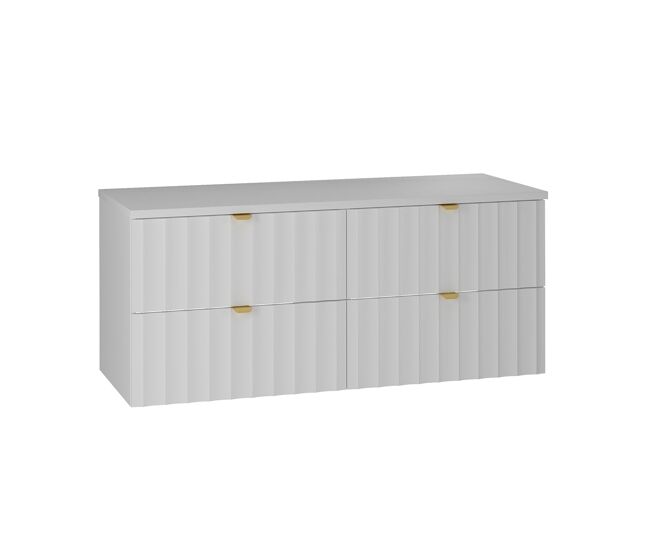 Mueble bajo lavabo 120cm encimera lexa blanco