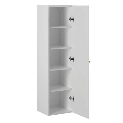 Conjunto móvel lavatório duplo 120cm e coluna Lexa Branco